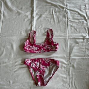Roxy Vibrant Pink Floral Bikini
